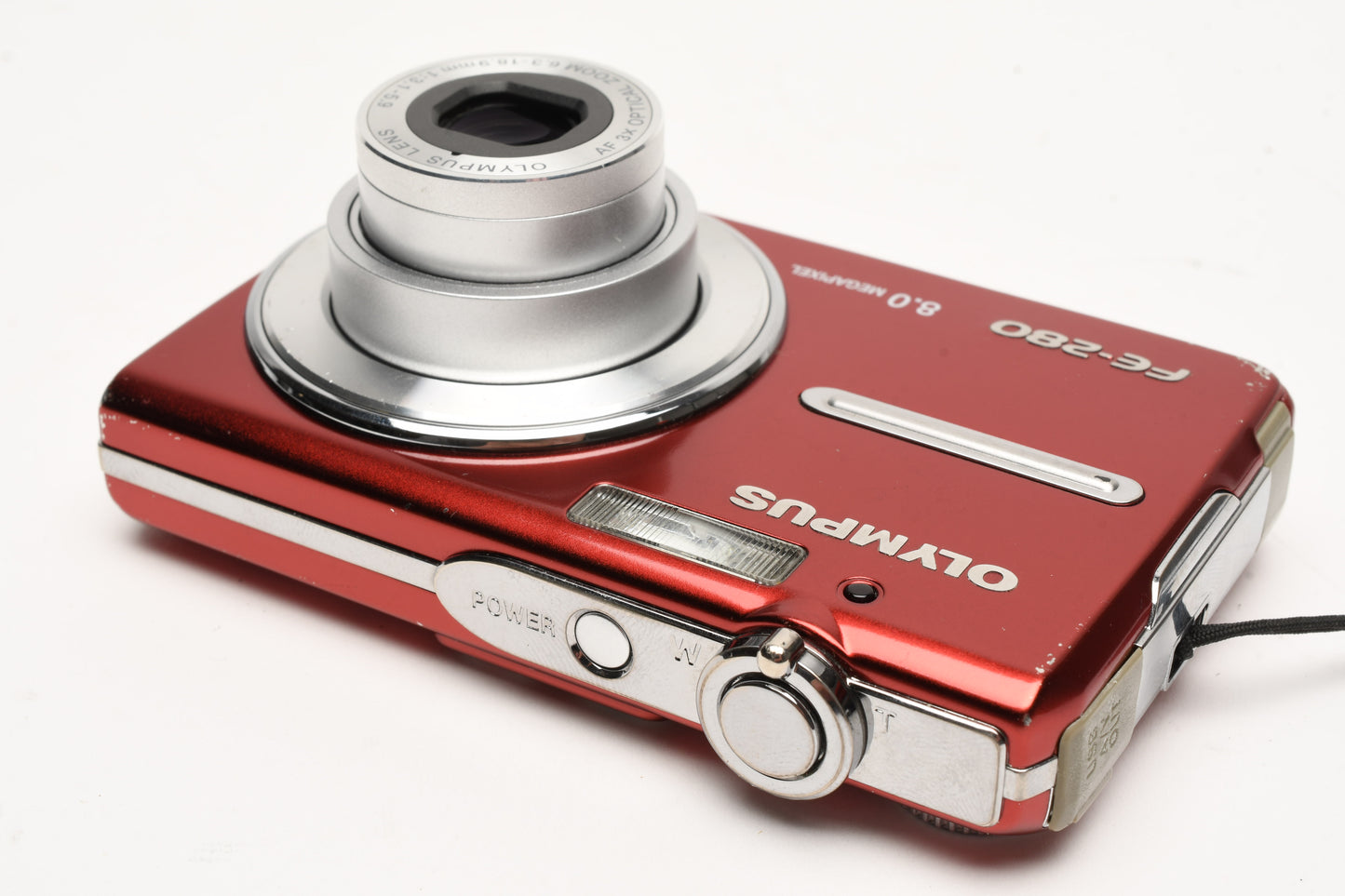 Olympus FE-280 8MP Digital Point&Shoot camera (Red), Tested *Read