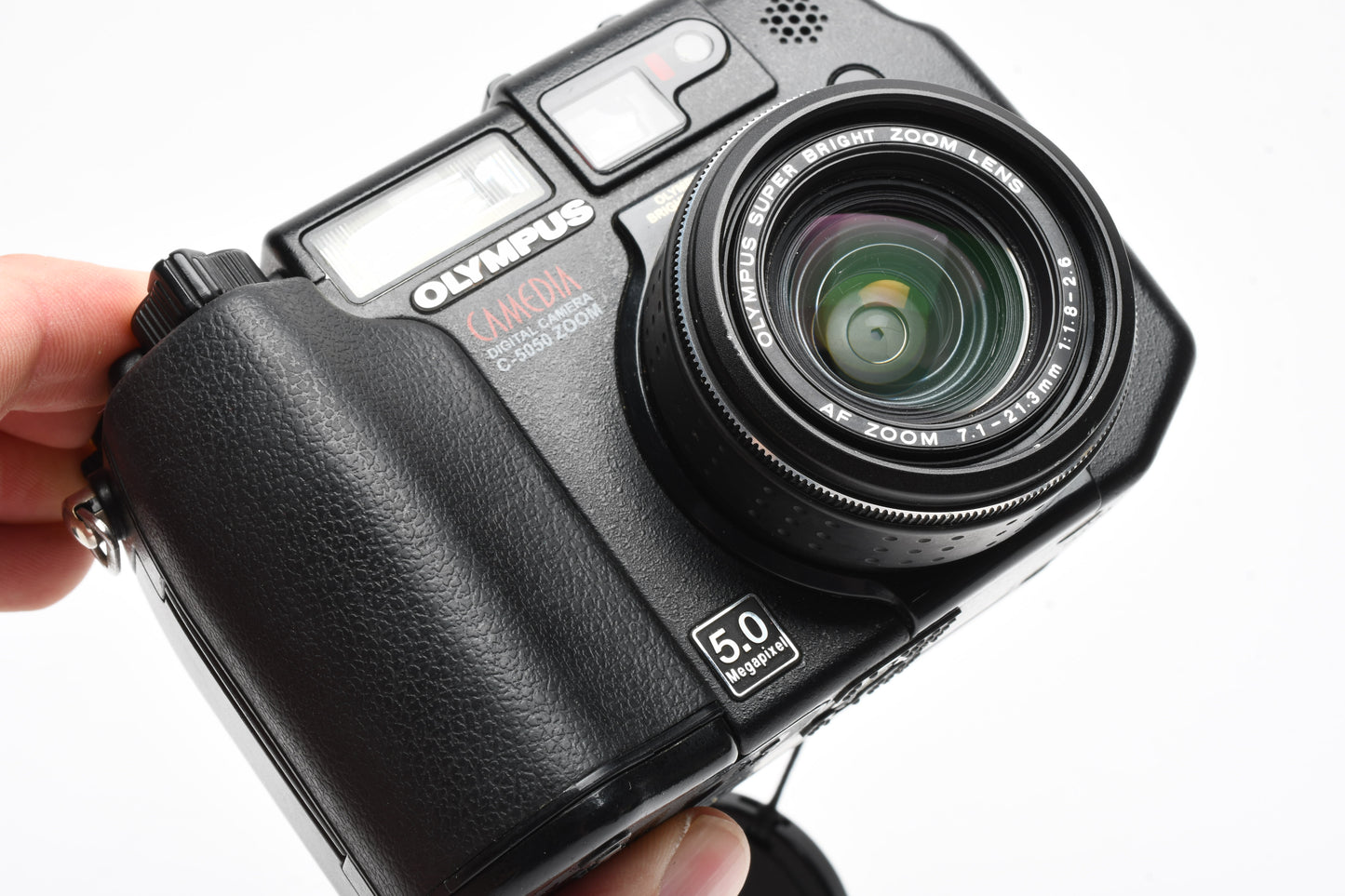 Olympus C5050 5MP Digital Point&Shoot w/f1.8 lens, CF, strap, Tested