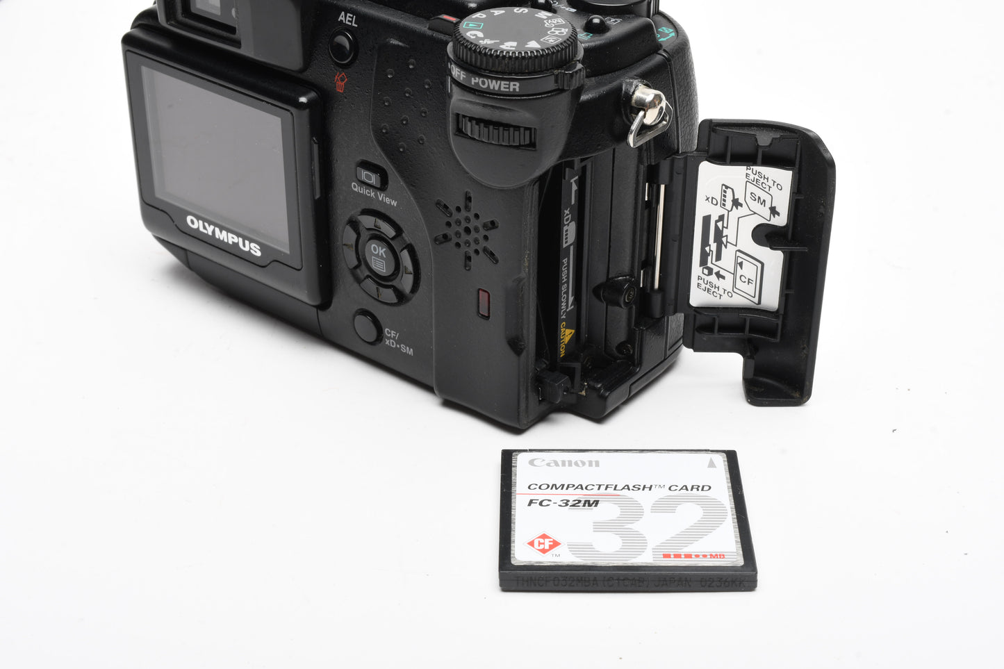 Olympus C5050 5MP Digital Point&Shoot w/f1.8 lens, CF, strap, Tested