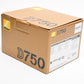 Nikon D750 DSLR Body w/2X batts, charger, strap, manuals, boxed  53K acts Clean