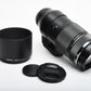 Olympus M Zuiko 100-400mm F5-6.3 IS ED MSC zoom, hood, collar, Great!