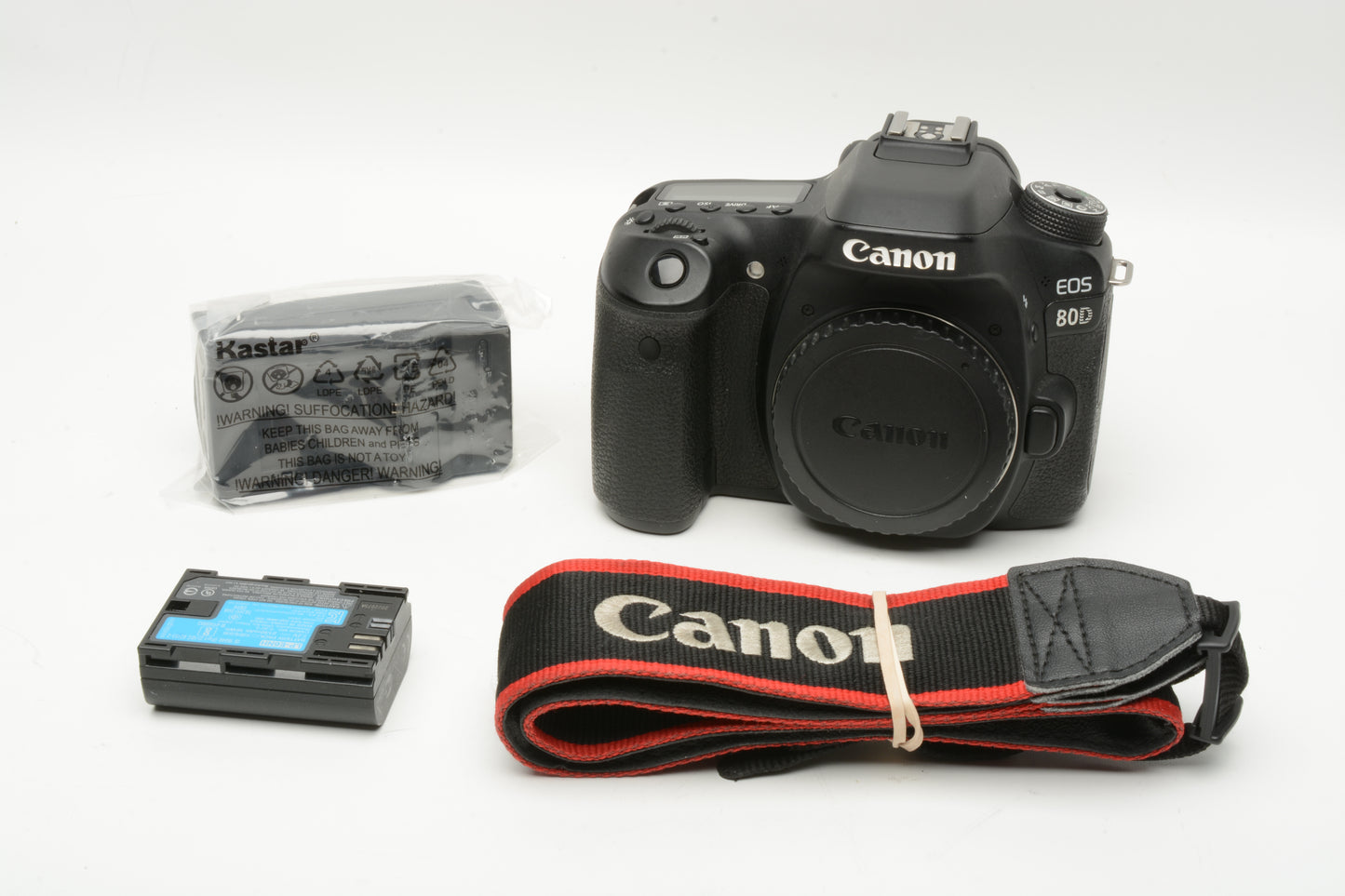 Canon EOS 80D DSLR Body, Batt+charger, Only 5080 Acts!! Great