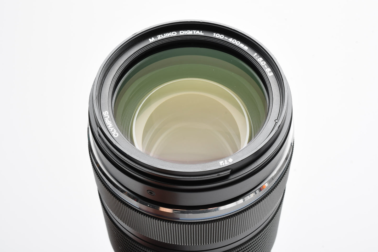 Olympus M Zuiko 100-400mm F5-6.3 IS ED MSC zoom, hood, collar, Great!
