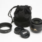 Nikon AF-S Nikkor 35mm f1.8G DX lens, caps, HB-46 lens hood, pouch, Mint-