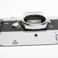Canon FT QL 35mm SLR body, New seals, accurate, timeless (silver)