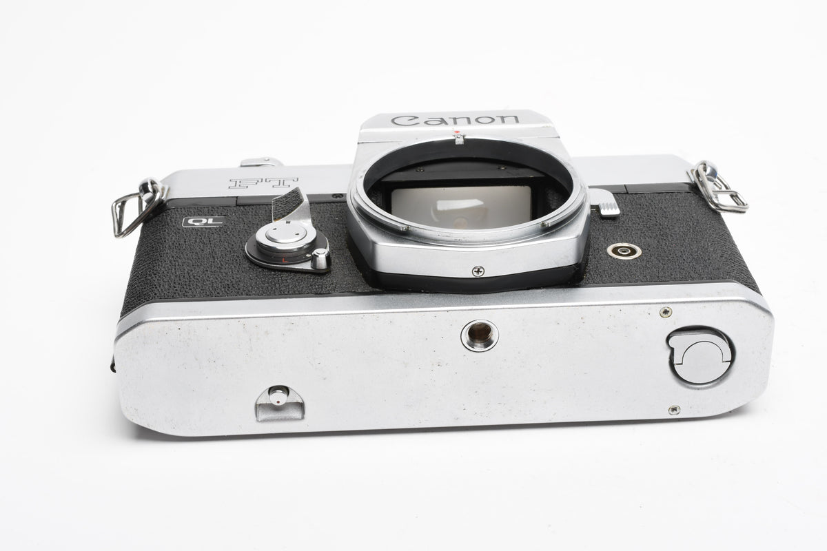 Canon FT QL 35mm SLR body, New seals, accurate, timeless (silver)