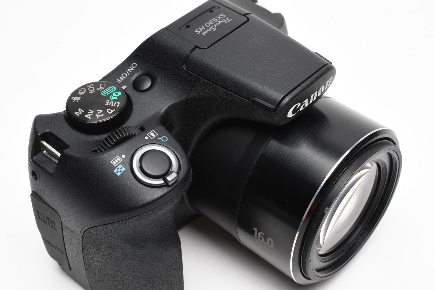 Canon SX530HS Compact Digital Point&Shoot 16MP 50x Zoom, case, 2Batts++