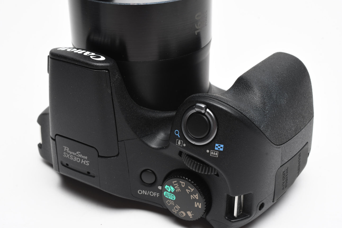 Canon SX530HS Compact Digital Point&Shoot 16MP 50x Zoom, case, 2Batts++