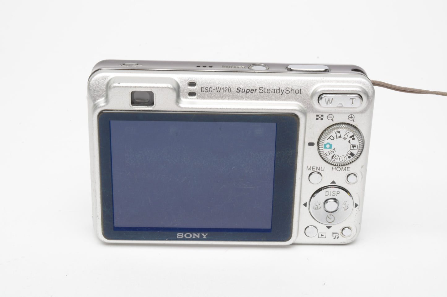 Sony DSC-W120 7.2MP Digital Point&Shoot camera, batt+charger, tested, clean