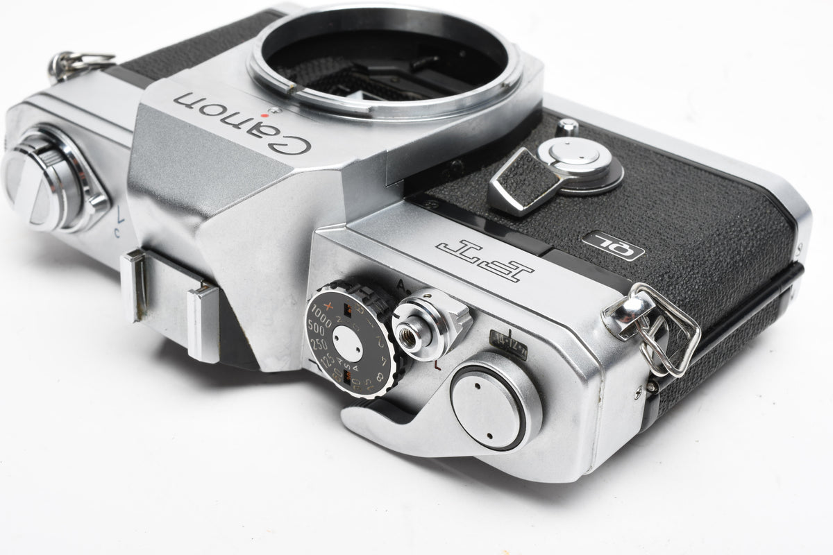 Canon FT QL 35mm SLR body, New seals, accurate, timeless (silver)