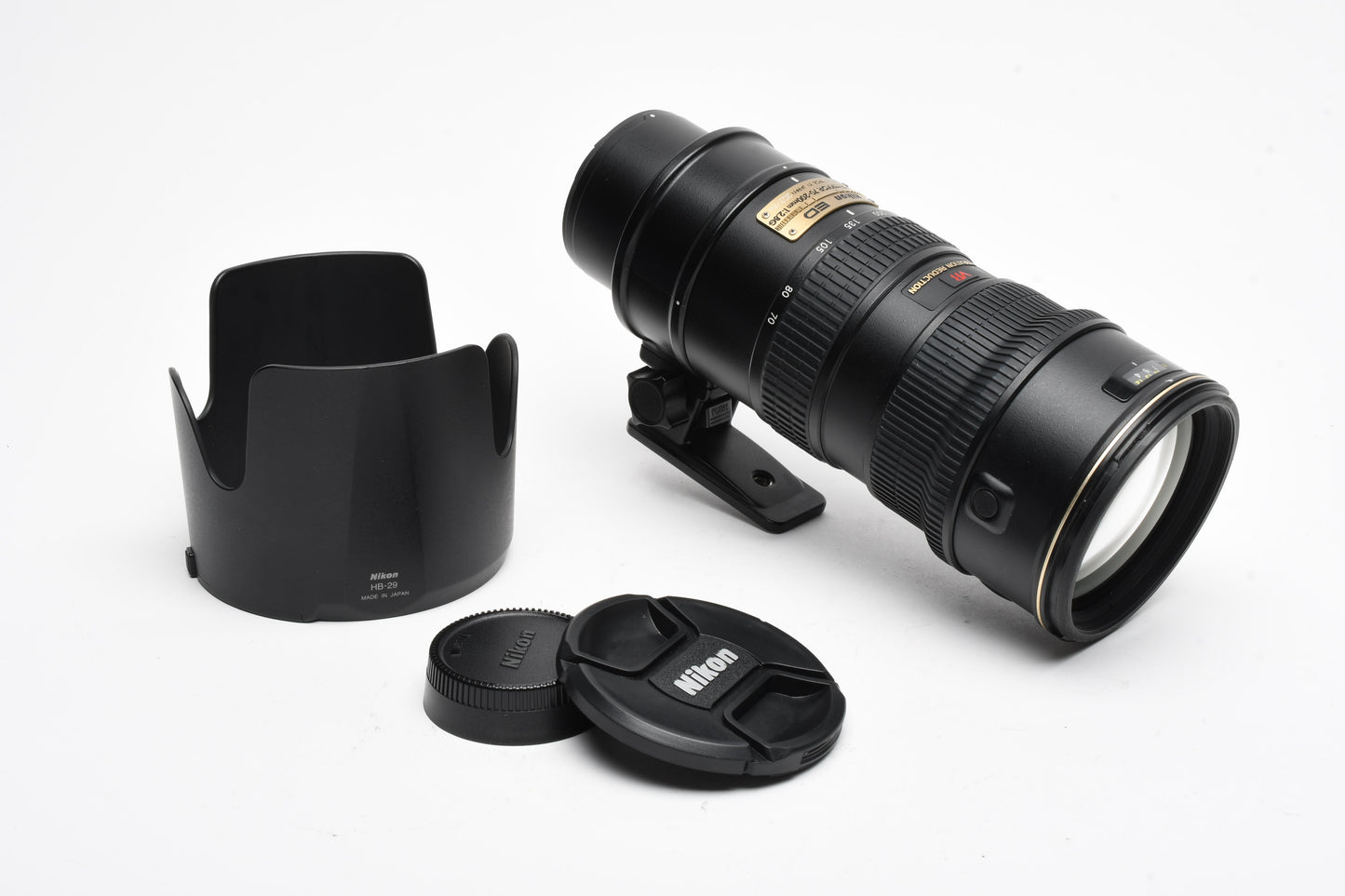 Nikon AF-S VR Nikkor 70-200mm f2.8G ED VR, hood, Mint-, USA