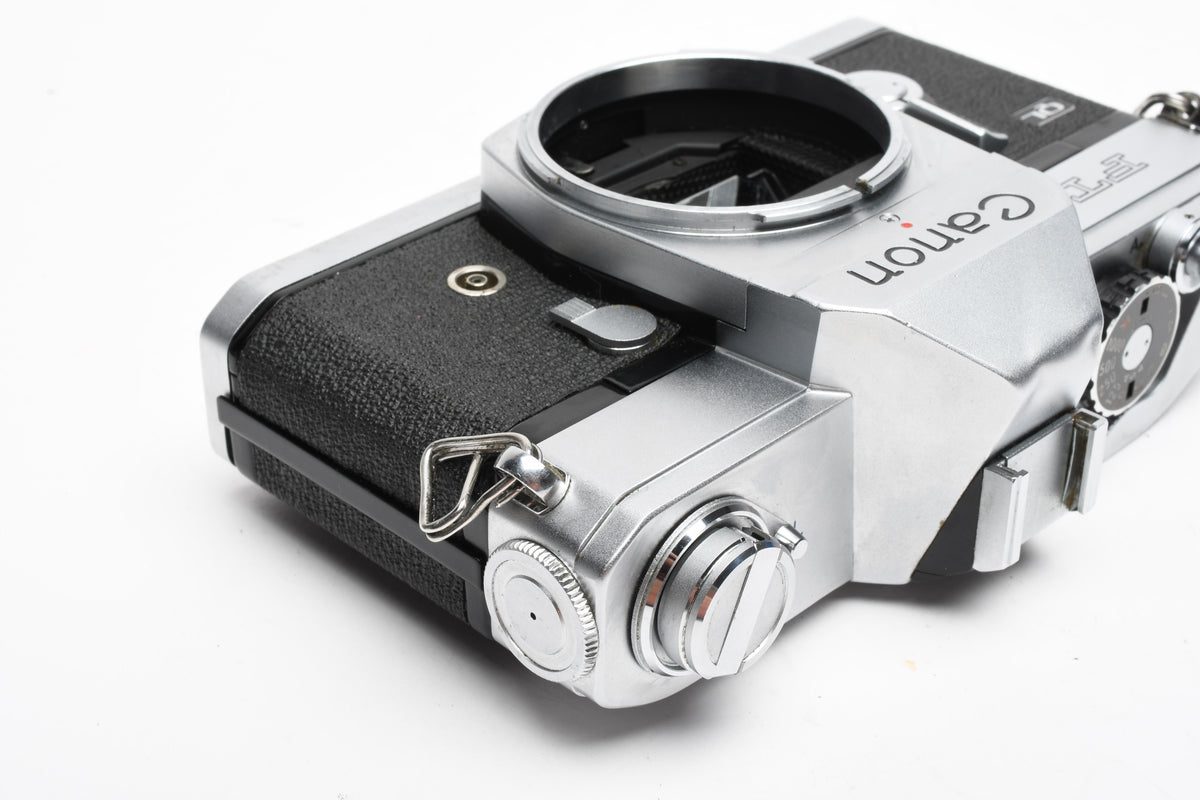 Canon FT QL 35mm SLR body, New seals, accurate, timeless (silver)