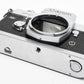 Canon FT QL 35mm SLR body, New seals, accurate, timeless (silver)