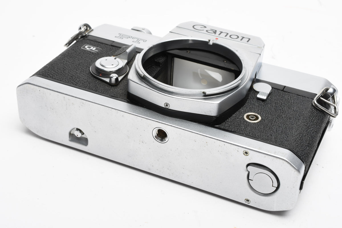 Canon FT QL 35mm SLR body, New seals, accurate, timeless (silver)