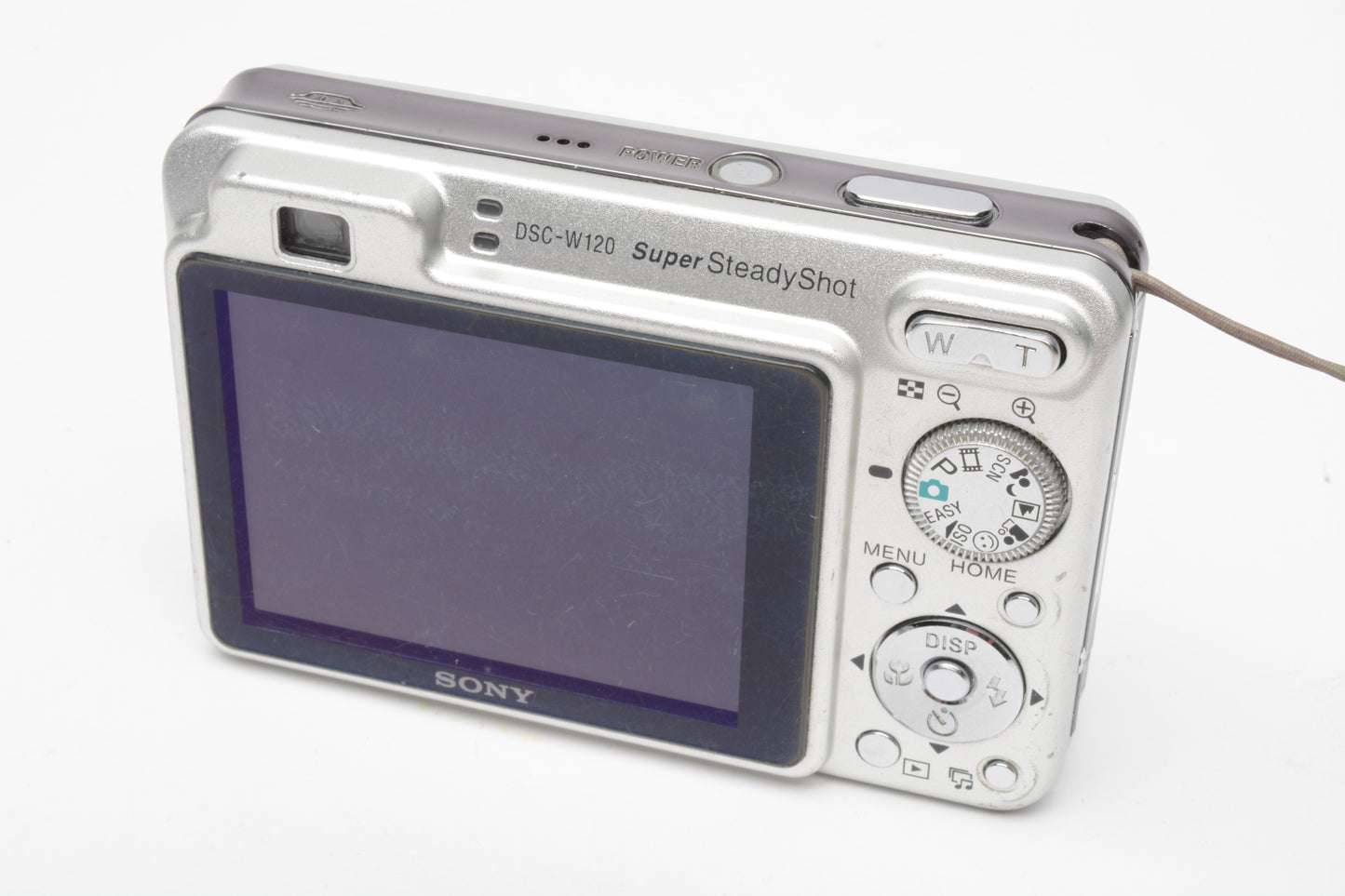 Sony DSC-W120 7.2MP Digital Point&Shoot camera, batt+charger, tested, clean