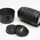 Nikon AF Zoom Nikkor 70-300mm f4.5-5.6G zoom lens, caps + Lens hood, Mint-