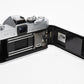 Canon FT QL 35mm SLR body, New seals, accurate, timeless (silver)