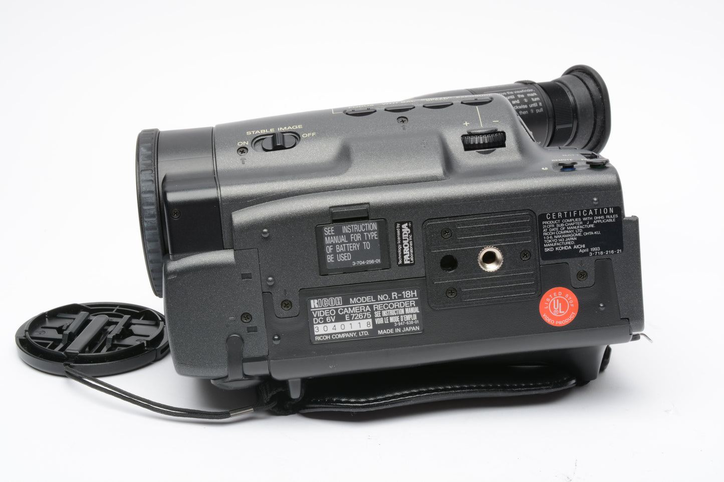 Ricoh R18-H Hi8 Video camcorder (Sony CCD-TR101), tested, Great!, cables+remote