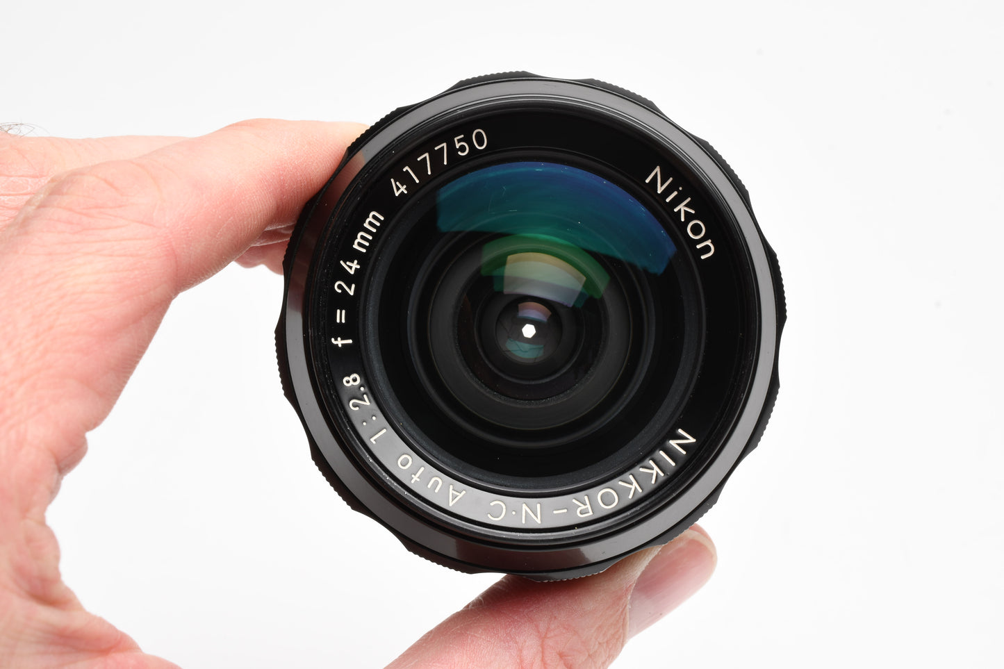 Nikon Nikkor-N.C 24mm f2.8 wide angle lens Nikon Non-AI mount, clean & sharp