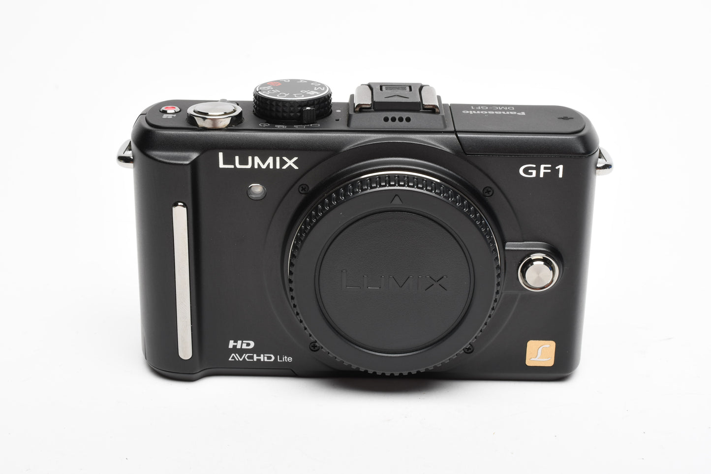 Panasonic Lumix GF1 Body, 2X batts, charger, strap, cables, tested, nice!