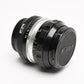 Nikon Nikkor-N.C 24mm f2.8 wide angle lens Nikon Non-AI mount, clean & sharp