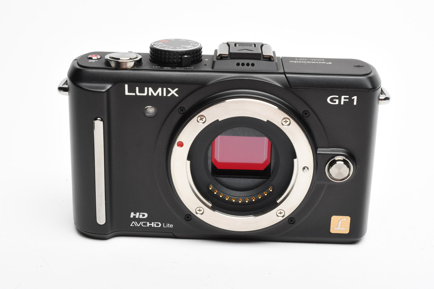 Panasonic Lumix GF1 Body, 2X batts, charger, strap, cables, tested, nice!