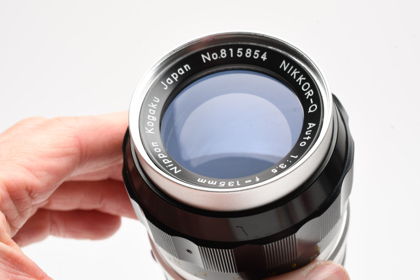 Nikon Nikkor-Q 135mm f3.5 Non-AI Portrait lens, caps, Great!