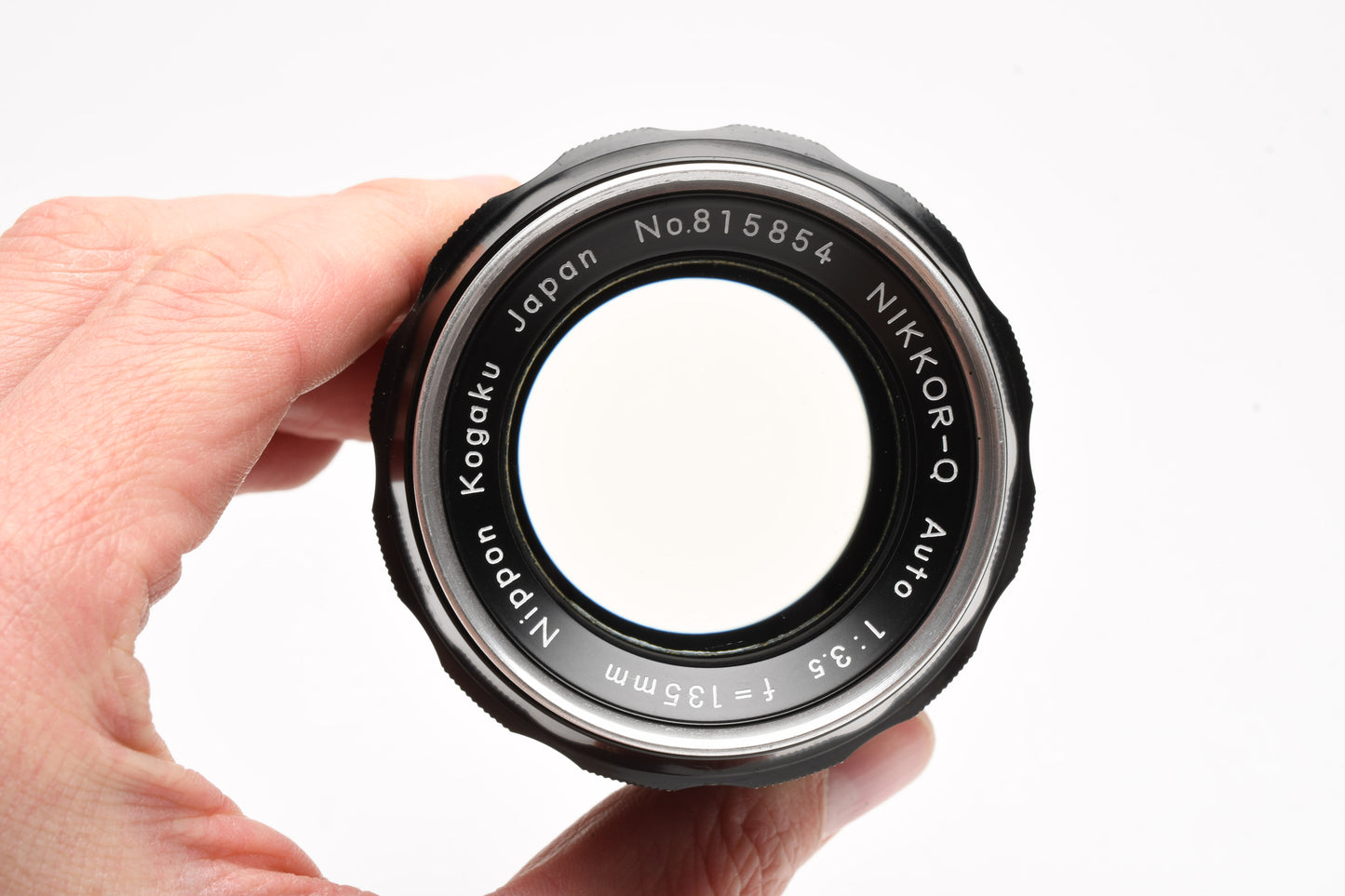 Nikon Nikkor-Q 135mm f3.5 Non-AI Portrait lens, caps, Great!