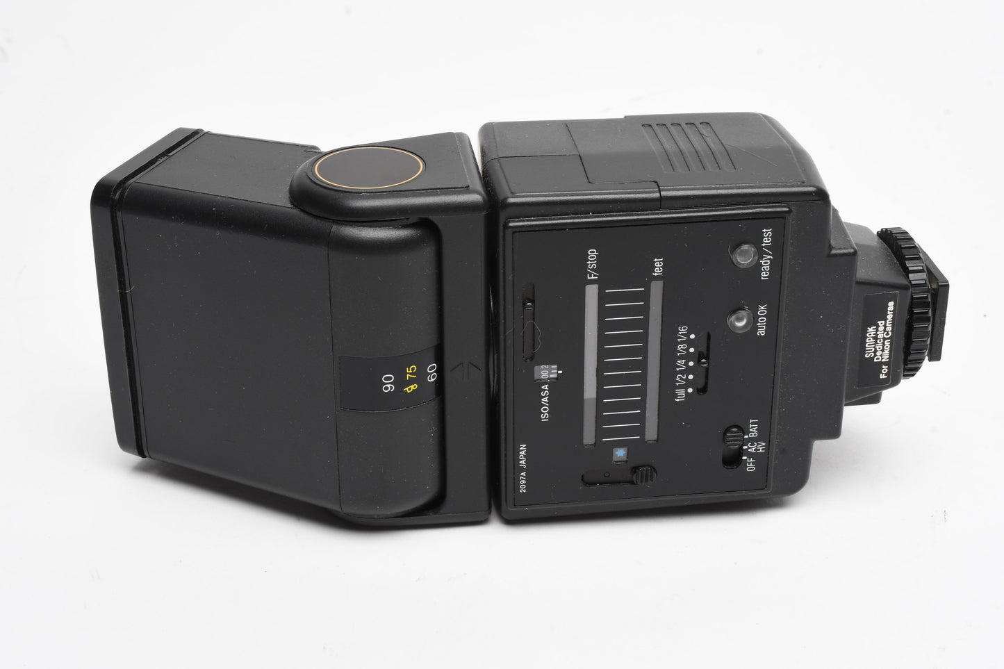 Sunpak Thyristor Auto 433D electronic flash w/Nikon dedicated module, Tested