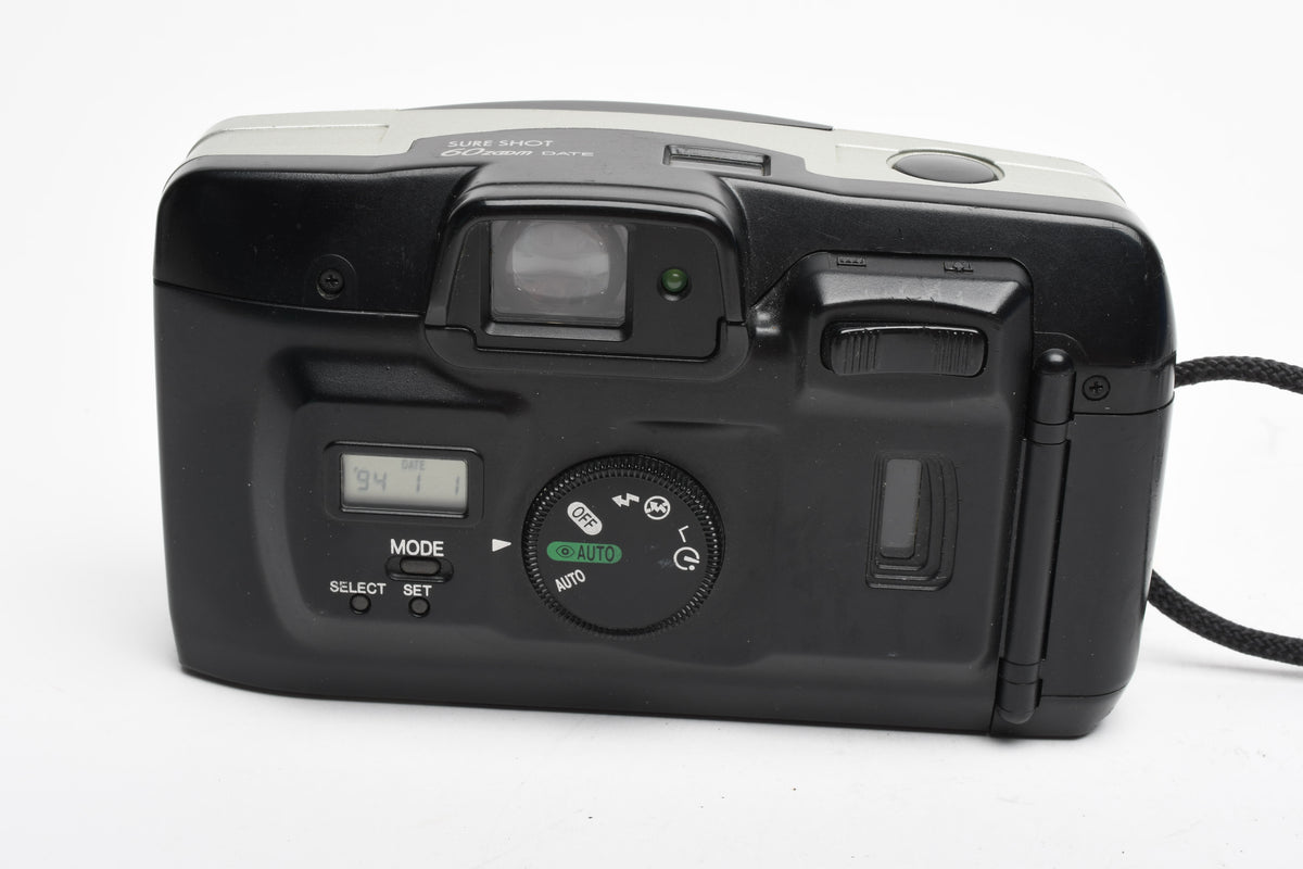 Canon SureShot 60 zoom 35mm Point&Shoot Date 38-60mm lens, Tested