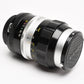 Nikon Nikkor-Q 135mm f3.5 Non-AI Portrait lens, caps, Great!
