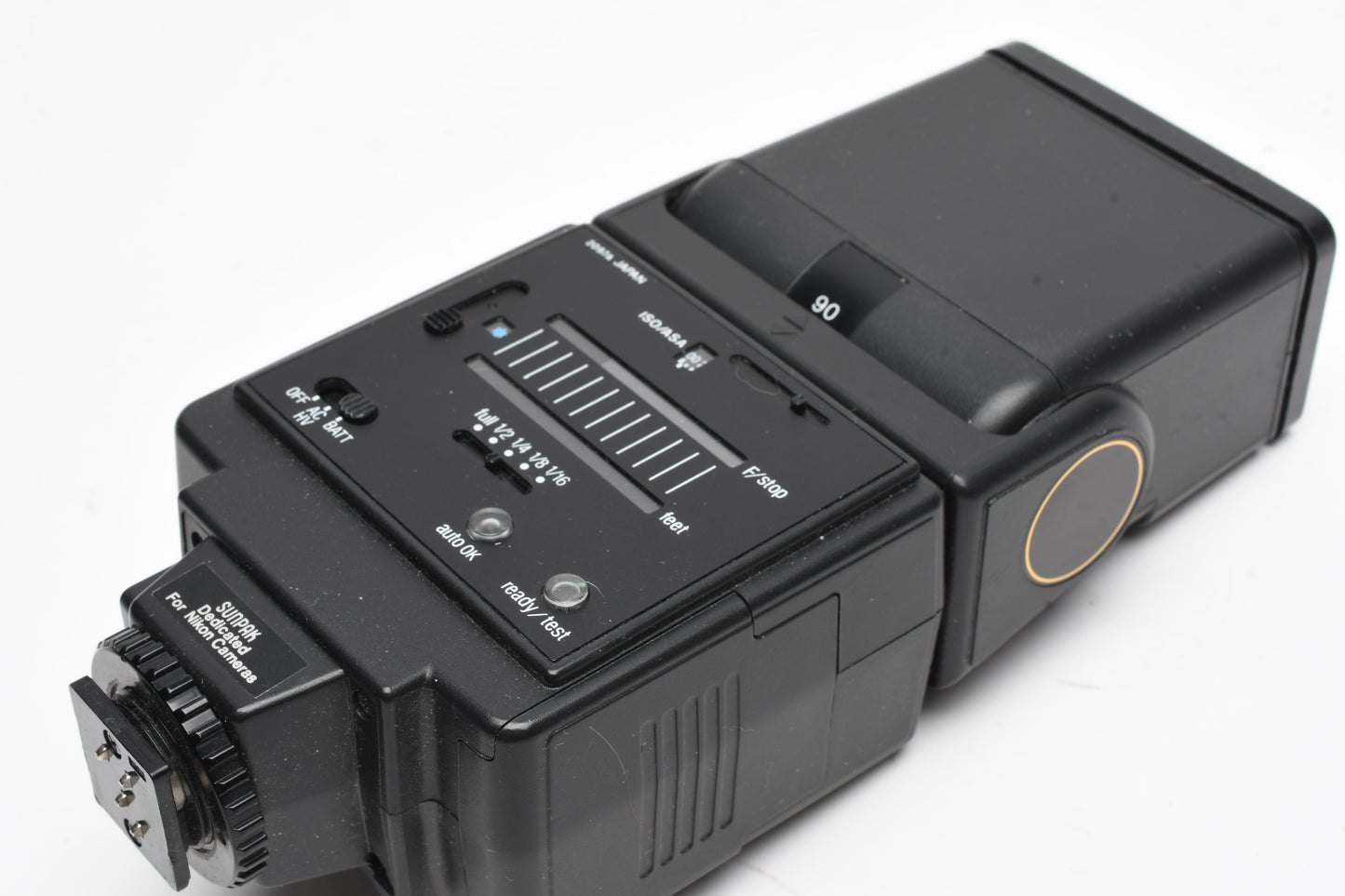 Sunpak Thyristor Auto 433D electronic flash w/Nikon dedicated module, Tested