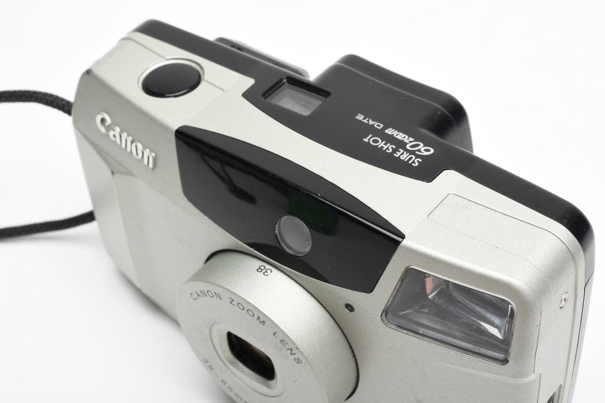 Canon SureShot 60 zoom 35mm Point&Shoot Date 38-60mm lens, Tested