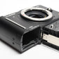 Panasonic Lumix GF1 Body, 2X batts, charger, strap, cables, tested, nice!