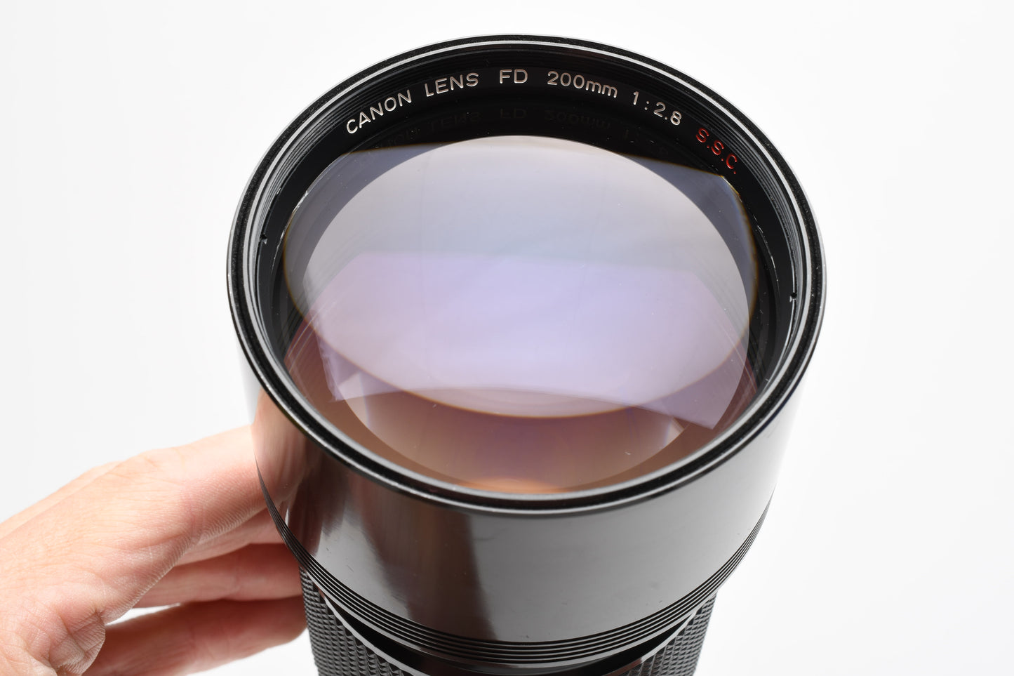Canon 200mm f2.8 FD SSC Breech mount, Caps, UV, Clean and sharp