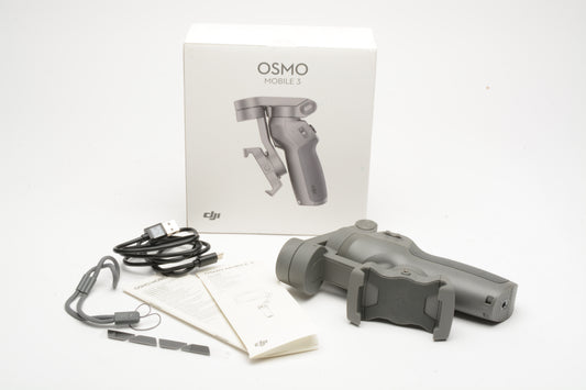 DJI Osmo Mobile 3 Gimbal w/manual, USB, Tested, great