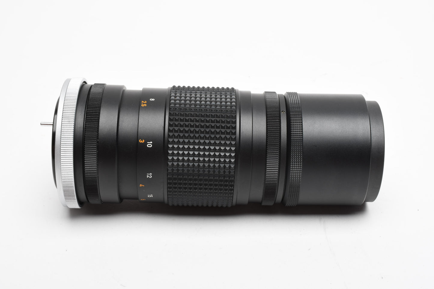 Canon FL 200mm f4.5Telephoto lens for Canon FD mount, Case+Caps, Mint-