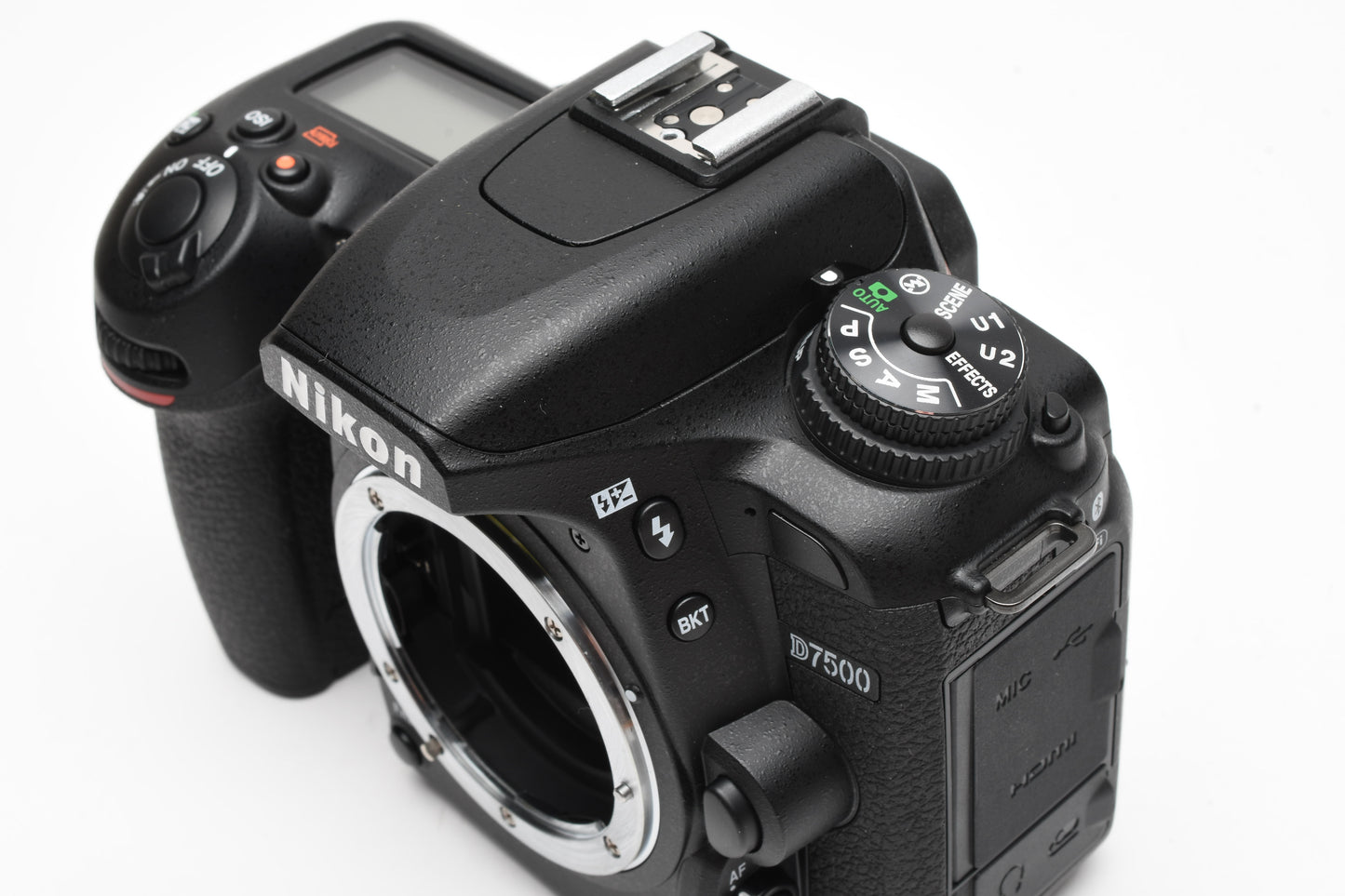 Nikon D7500 DSLR Body w/Batt, charger, Only 16 Acts!! Mint USA Boxed