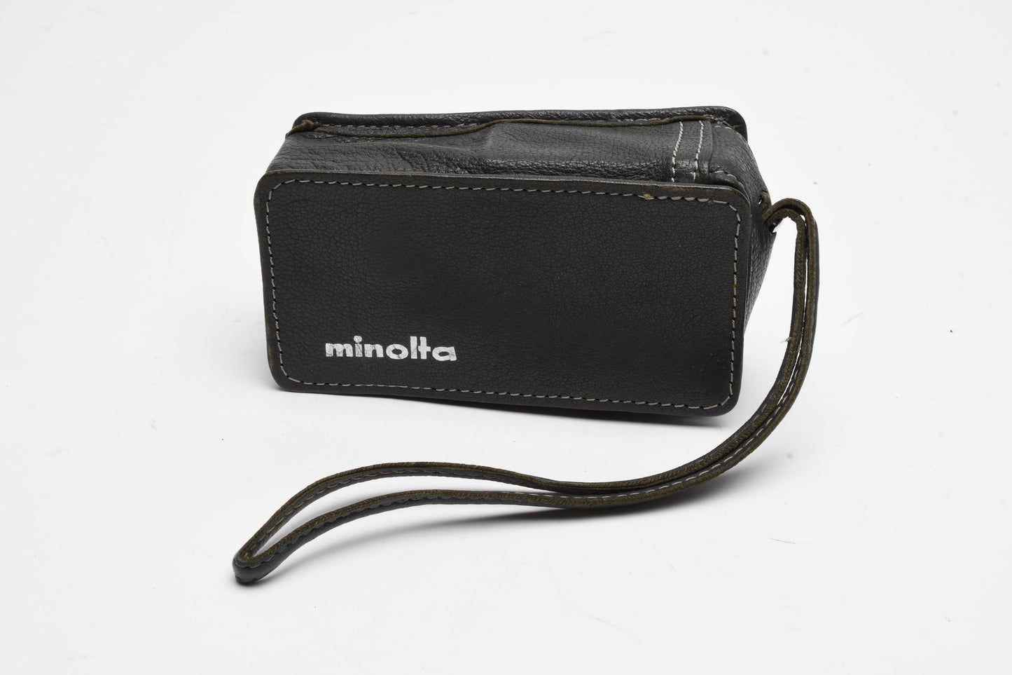 Minolta 16 E.E Subminiature camera, case, strap, Works! Clean (Silver)