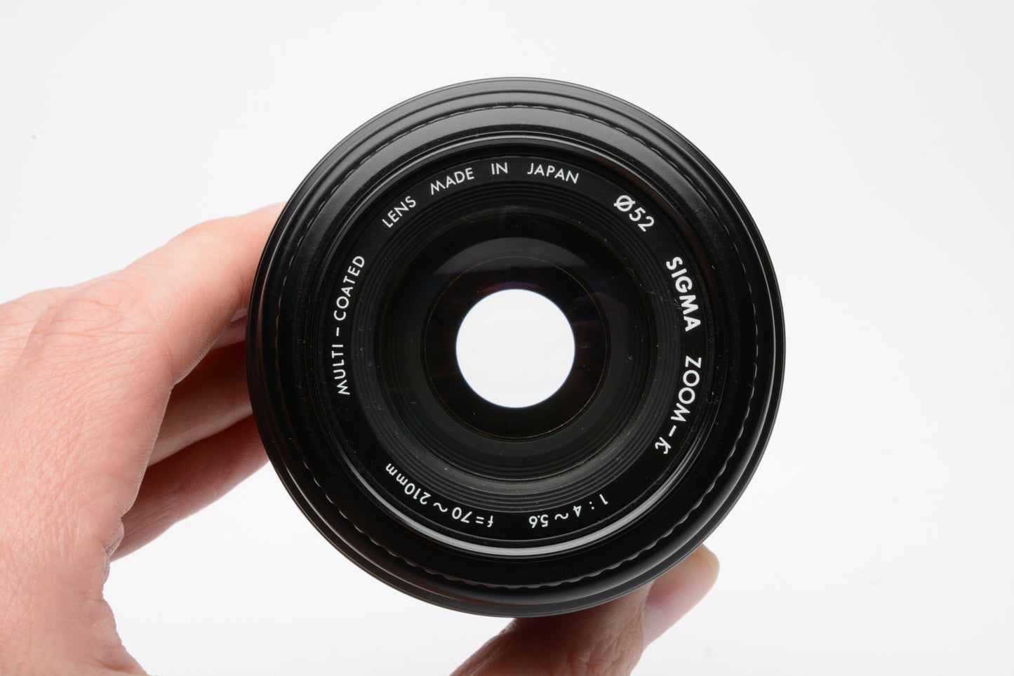 Sigma zoom K AF 70-210mm f4-5.6 MC for Nikon, caps + case