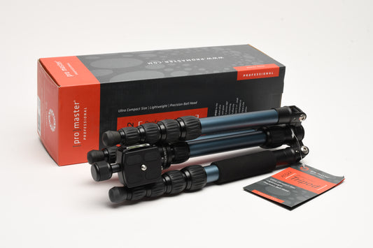 Promaster XC522 Black tripod, Mint, Boxed