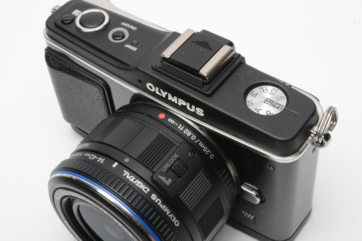 Olympus E-P2 12.3MP Mirrorless camera w/14-42mm zoom, Only 6619 Acts!