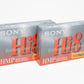 2X Sony Hi-8 HMP120 video cassettes tape