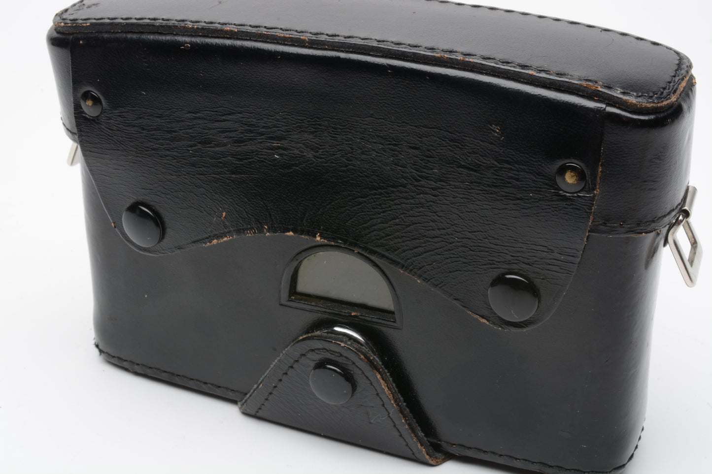 Leica Leitz Leather Eveready Case Black for Leica M5 w/short prime lens, Very good!