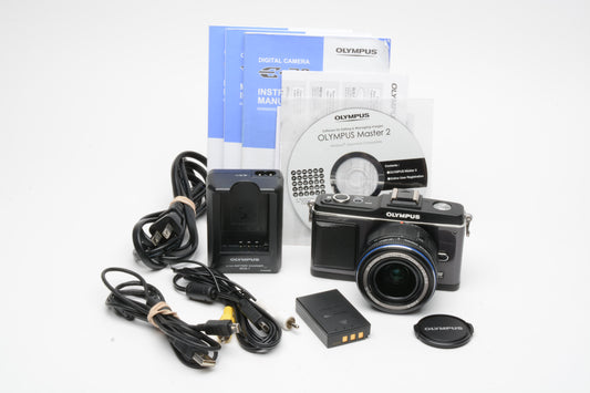 Olympus E-P2 12.3MP Mirrorless camera w/14-42mm zoom, Only 6619 Acts!