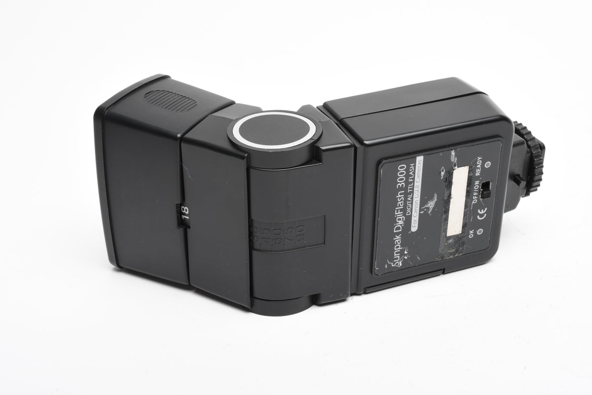 Sunpak Digiflash 3000 Flash TTL for Canon Auto DSLR cameras