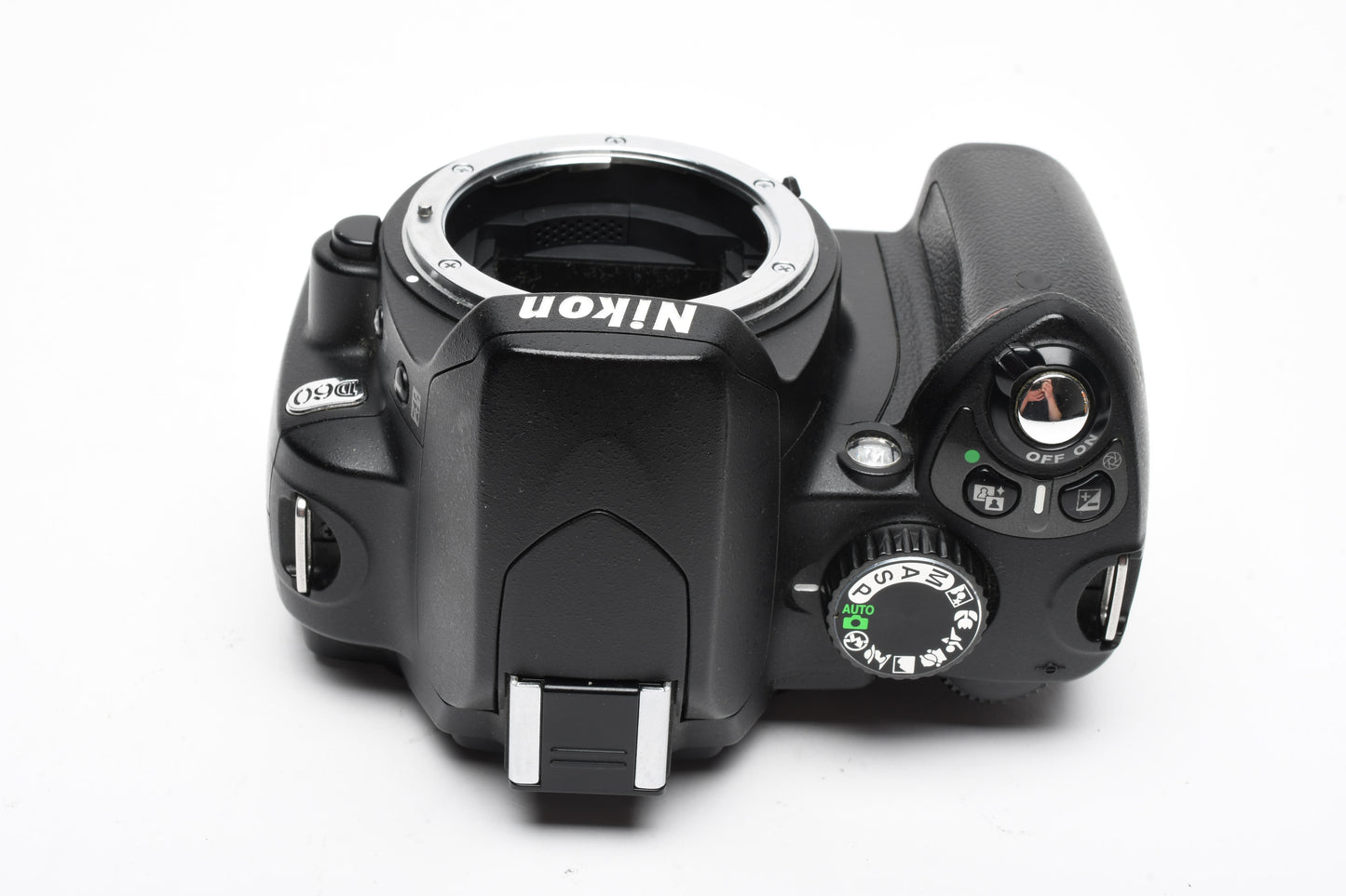 Nikon D60 10.2MP DSLR Bodu, Batt+charger, 14,817 Acts, Great!
