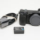 Sony A6300 Mirrorless body, batt+charger, Only 976 Acts, USA version, Clean