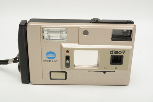 Minolta Disc 7 Disc camera strap, nice collector piece