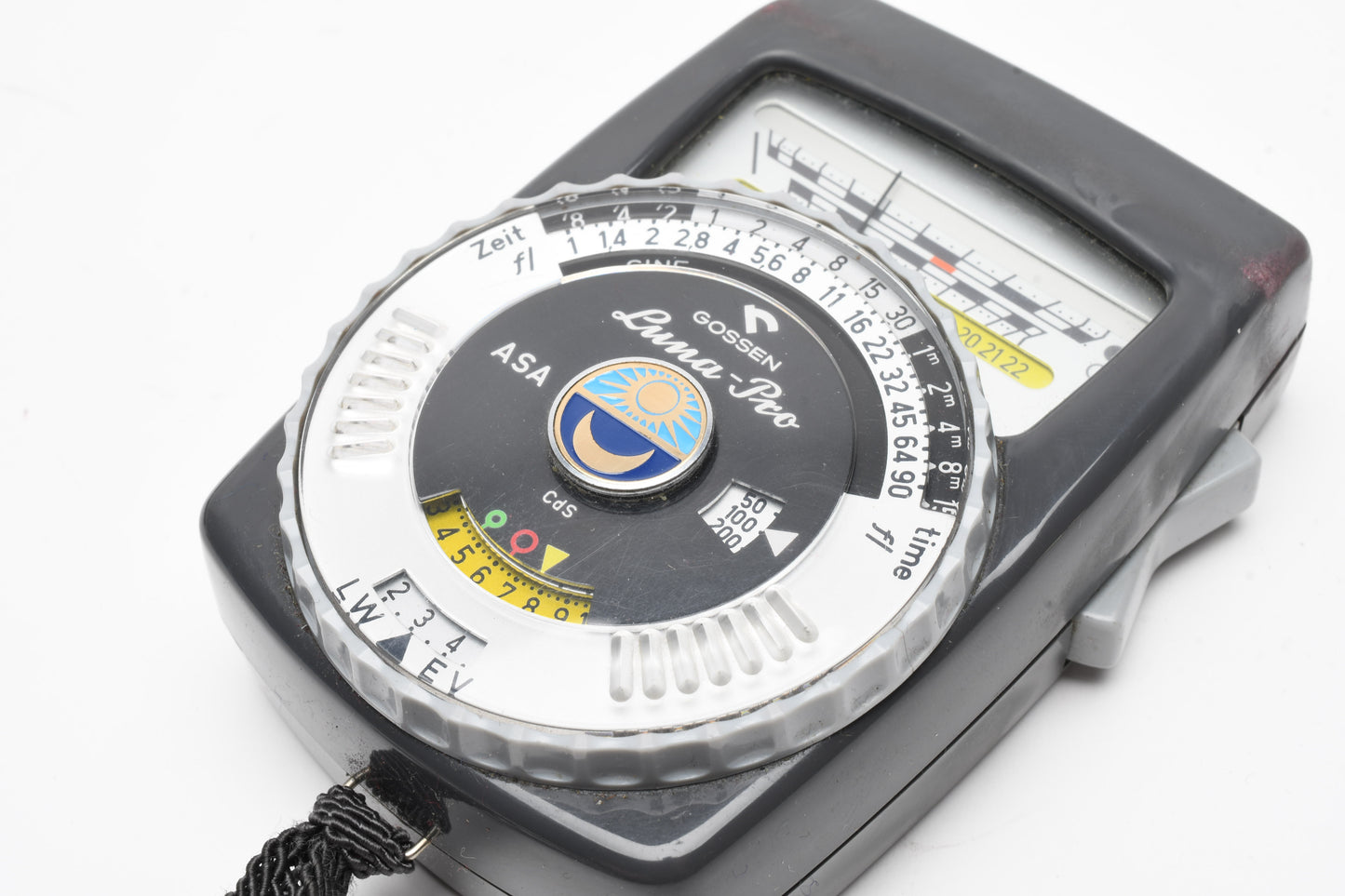 Gossen Luna Pro CDS Incident Light Meter in Case, Tested, Good!